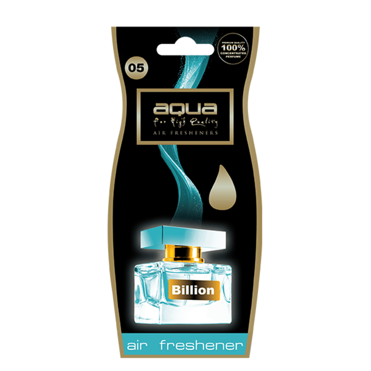 AQUA PREMIUM GOLD DROP BILLION - ΑΡΩΜΑΤΙΚΟ ΑΥΤΟΚΙΝΗΤΟΥ ΣΕ ΣΧΗΜΑ ΣΤΑΓΟΝΑΣ